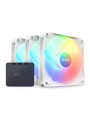 NZXT F120 Core RGB Carcasa del ordenador Ventilador 12 cm Blanco 3 pieza(s)