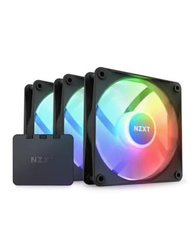 NZXT F120 RGB Core Triple Pack Carcasa del ordenador Ventilador 12 cm Negro 3 pieza(s)