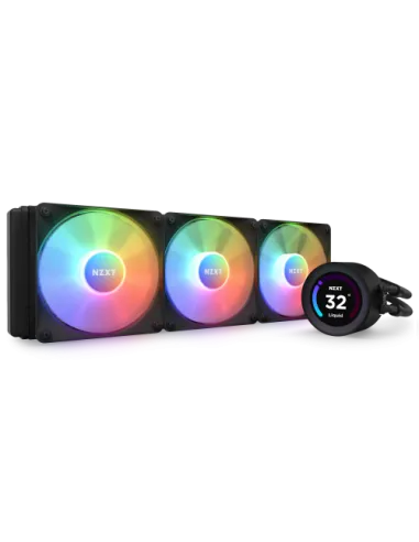 NZXT Kraken Elite 360 RGB Procesador Sistema de refrigeración líquida todo en uno 12 cm Negro 1 pieza(s)