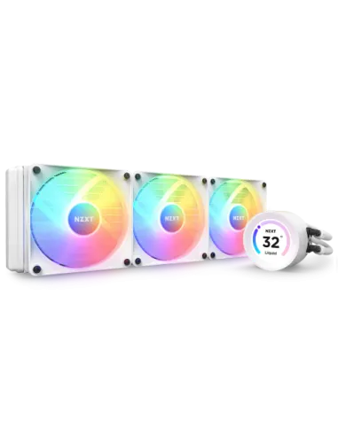 NZXT Kraken Elite 360 RGB Procesador Sistema de refrigeración líquida todo en uno 12 cm Blanco 1 pieza(s)