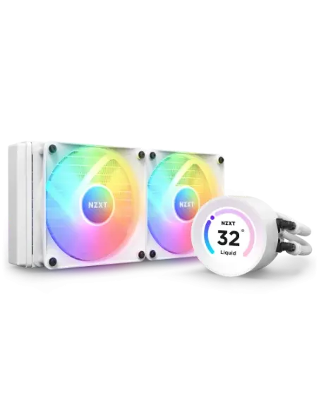 NZXT Kraken Elite 240 RGB Procesador Sistema de refrigeración líquida todo en uno 12 cm Blanco 1 pieza(s)