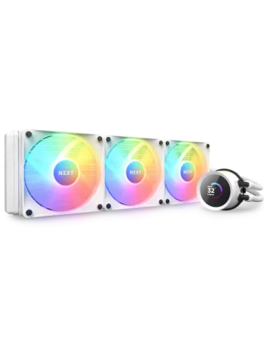 NZXT Kraken 360 RGB Procesador Sistema de refrigeración líquida todo en uno 12 cm Blanco 1 pieza(s)