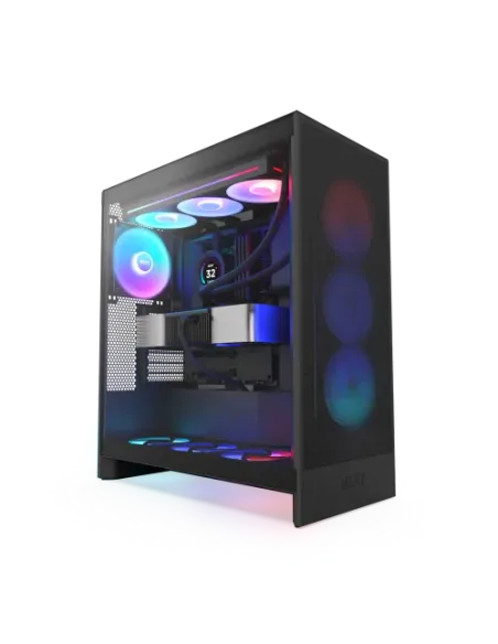 NZXT H7 Flow RGB Midi Tower Negro NZXT H7 Flow RGB Midi Tower Negro