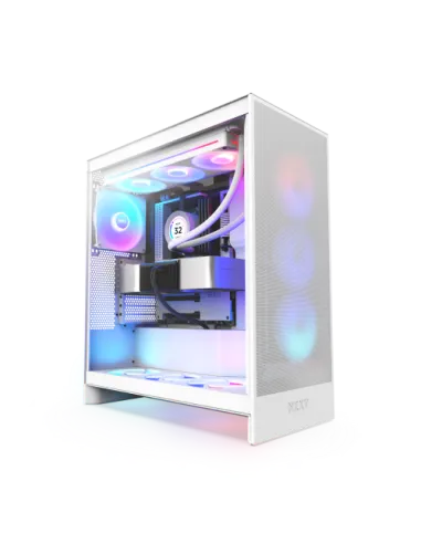 NZXT H7 Flow RGB Midi Tower Blanco