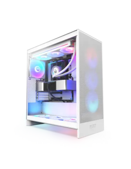 NZXT H7 Flow RGB Midi Tower Blanco