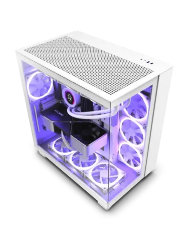 NZXT H9 All white Midi Tower Blanco