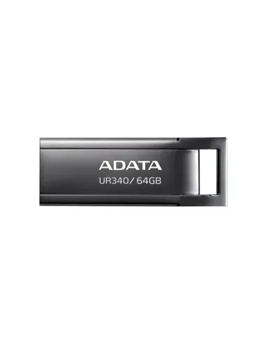 ADATA Lapiz USB UR340 64GB USB 3.2 Metal Black