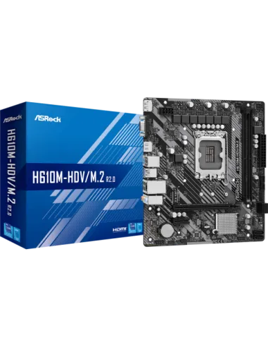 Asrock H610M-HDV/M.2 R2.0 Intel H610 LGA 1700 micro ATX