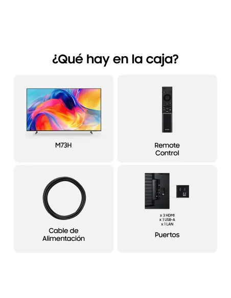 Samsung TV 65" Mini LED M73H 4K Vision AI Smart TV 2026