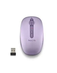 NGS FOG DUAL PURPLE ratón Universal Ambidextro RF Wireless + Bluetooth 1600 DPI