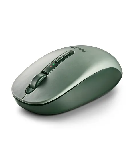 NGS FOG DUAL GREEN ratón Universal Ambidextro RF Wireless + Bluetooth 1600 DPI