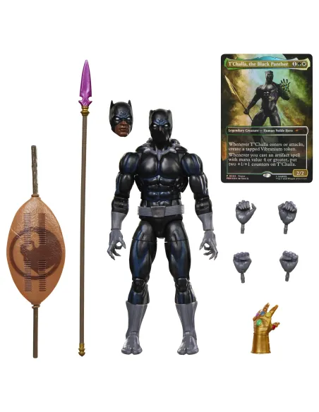Marvel Legends Series Super Heroes y Magic The Gathering Black Panther