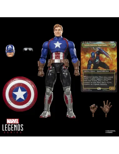 Marvel Legends Series Super Heroes y Magic The Gathering Capitán América (Avengers Twilight)