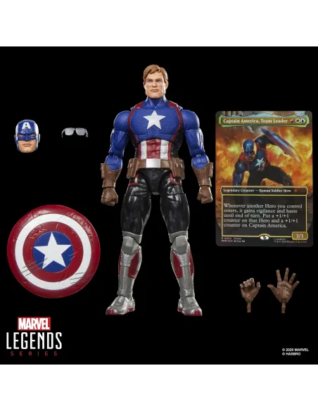 Marvel Legends Series Super Heroes y Magic The Gathering Capitán América (Avengers Twilight)