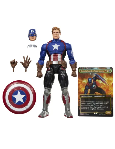 Marvel Legends Series Super Heroes y Magic The Gathering Capitán América (Avengers Twilight)