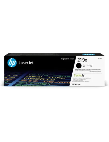 HP Cartucho de Tóner Original HP LaserJet 219X de alta capacidad negro HP Cartucho de Tóner Original HP LaserJet 219X de alta capacidad negro