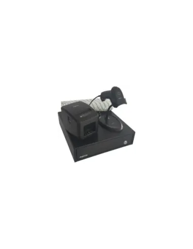 Pack para TPV Approx appPOSPACK3380USB/ Cajón Portamonedas + Impresora Térmica de Tickets + Lector de Códigos + Rollos Térmicos