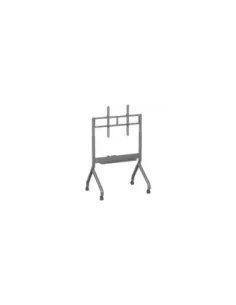 Soporte de Suelo Inclinable/ Giratorio con Ruedas y Manivela Aisens FT90E-469 para TV 55-90"/ hasta 90kg