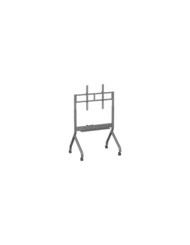 Soporte de Suelo Inclinable/ Giratorio con Ruedas y Manivela Aisens FT90E-469 para TV 55-90"/ hasta 90kg
