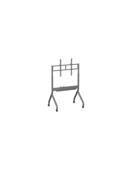 Soporte de Suelo Inclinable/ Giratorio con Ruedas y Manivela Aisens FT90E-469 para TV 55-90"/ hasta 90kg