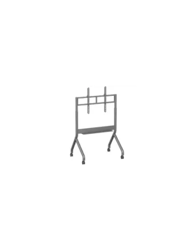 Soporte de Suelo Motorizado/ Inclinable/ Giratorio con Ruedas y Manivela Aisens FTF90E-467 para TV 55-90"/ hasta 90kg