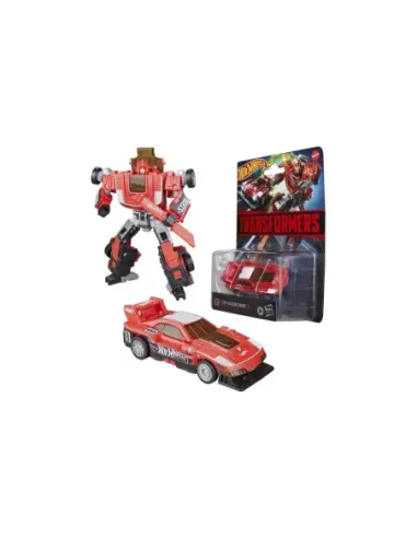 Figura hasbro transformers x hot wheels gt - scorcher