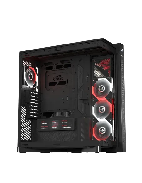 ASUS ROG CRONOX GR801 CURVE TG ARGB BLACK Midi Tower Negro