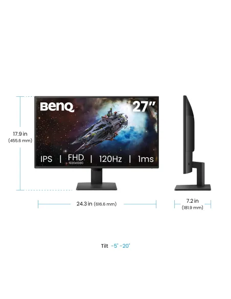 BenQ GW2790P pantalla para PC 68,6 cm (27") 1920 x 1080 Pixeles Full HD LED Negro