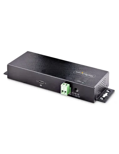 StarTech.com Hub Industrial de 7 Puertos USB de 10Gbps USB-A y USB-C - con Adaptador de Alimentación - Montable - Ladrón USB de