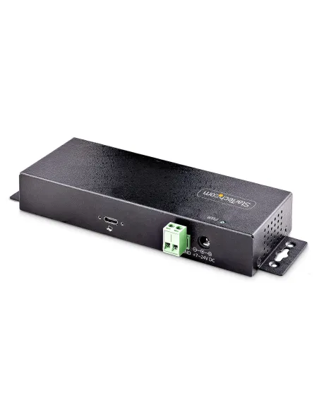 StarTech.com Hub Industrial de 7 Puertos USB de 10Gbps USB-A y USB-C - con Adaptador de Alimentación - Montable - Ladrón USB de
