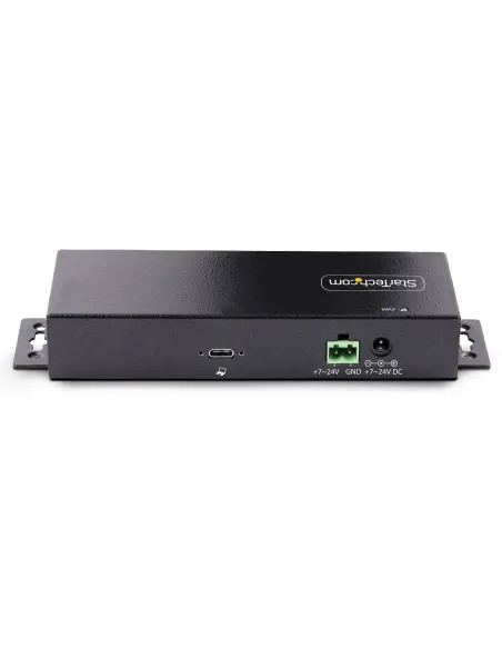 StarTech.com Hub Industrial de 7 Puertos USB de 10Gbps USB-A y USB-C - con Adaptador de Alimentación - Montable - Ladrón USB de