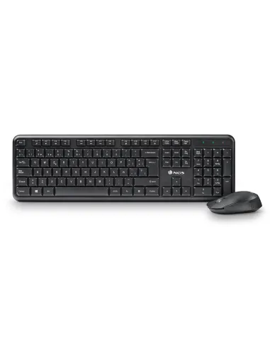 NGS HARMONY KIT (QUERTY, ES) teclado Ratón incluido Universal RF inalámbrico QWERTY Español Negro