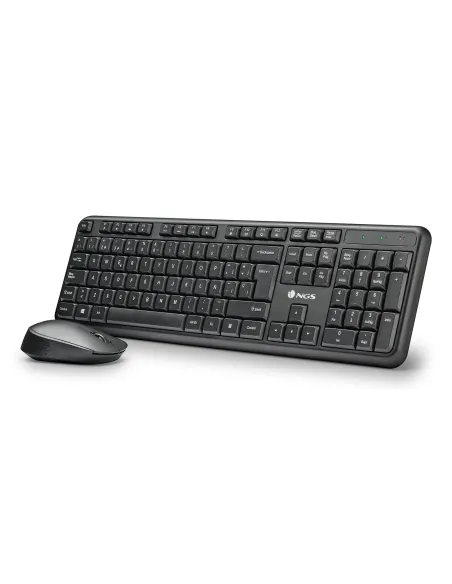 NGS HARMONY KIT (QUERTY, ES) teclado Ratón incluido Universal RF inalámbrico QWERTY Español Negro