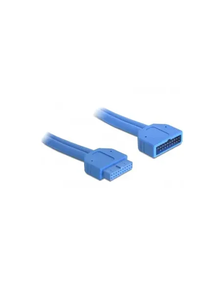 DeLOCK 82943 cable USB 0,45 m USB 3.2 Gen 1 (3.1 Gen 1) Azul