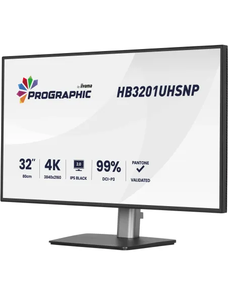 iiyama ProGraphic HB3201UHSNP-B1 pantalla para PC 80 cm (31.5") 3840 x 2160 Pixeles 4K Ultra HD Negro