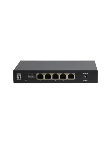 LevelOne GEU-0525 switch No administrado 2.5G Ethernet (100 1000 2500) Negro