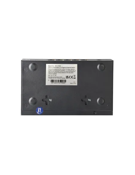 LevelOne GEU-0525 switch No administrado 2.5G Ethernet (100 1000 2500) Negro