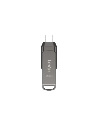 Lexar JumpDrive LJDD400256G-BNQNG unidad flash USB 256 GB USB Tipo C 3.2 Gen 1 (3.1 Gen 1) Gris