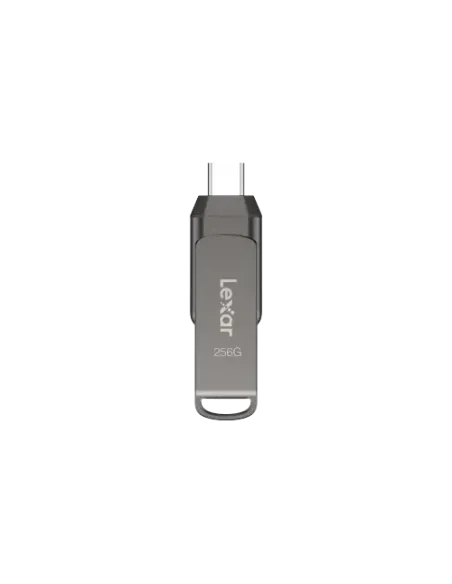 Lexar JumpDrive LJDD400128G-BNQNG unidad flash USB 128 GB USB Tipo C 3.2 Gen 1 (3.1 Gen 1) Gris