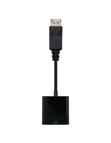 Nanocable Conversor DisplayPort a sVGA, DisplayPort/M-sVGA/H, Negro, 15 cm