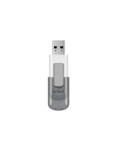 Lexar JumpDrive V100 unidad flash USB 64 GB USB tipo A 3.2 Gen 1 (3.1 Gen 1) Gris, Blanco