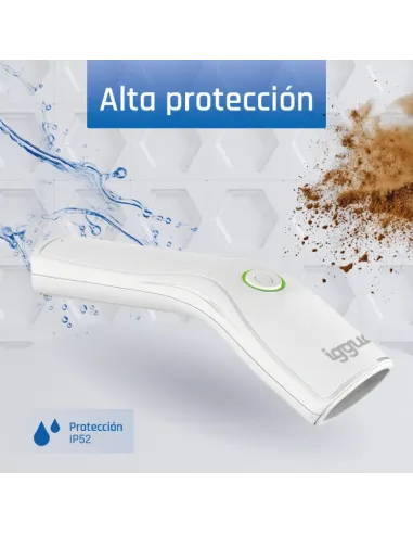 iggual Lector código barras 2D USB botón blanco