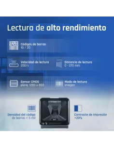 iggual Lector código barras sobremesa 2D USB AR 2