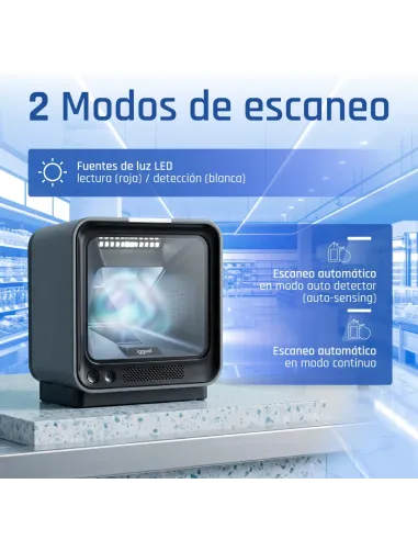 iggual Lector código barras sobremesa 2D USB AR