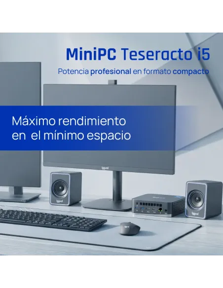 iggual Mini PC Teseracto i5 1235U 16+512GB 2xHDMI