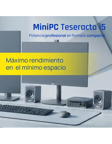 iggual Mini PC Teseracto i5 1235U 8+256GB 2xHDMI