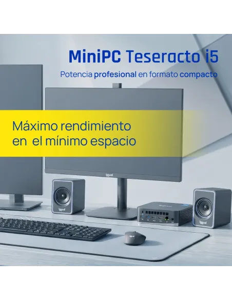 iggual Mini PC Teseracto i5 1235U 8+256GB 2xHDMI