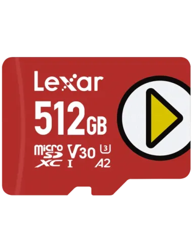 Lexar PLAY microSDXC UHS-I Card 512 GB Clase 10