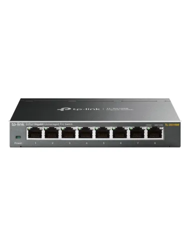 TP-Link TL-SG108E switch Gestionado L2 Gigabit Ethernet (10 100 1000) Negro