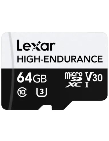 Lexar High-Endurance 64 GB MicroSDXC UHS-I Clase 10